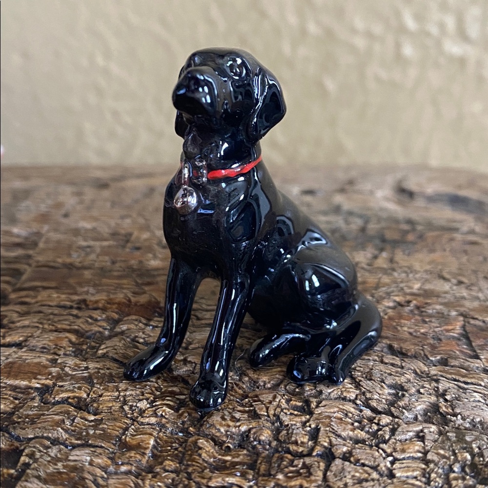 🐕🦺Vintage🐕🦺Black Lab Dog Figurine - Picture 4 of 10